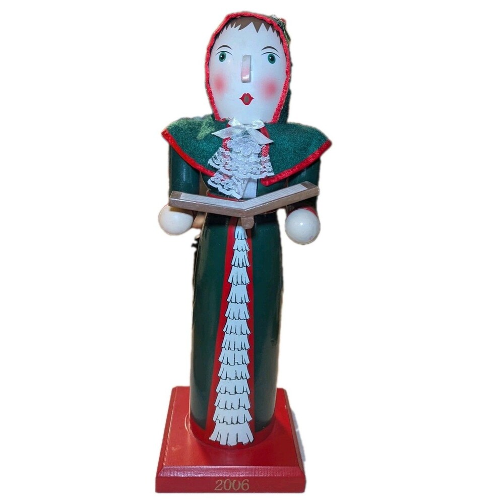 Caroler Nutcracker Target 2006 Limited Ed Christmas Decor 13.5” Green
